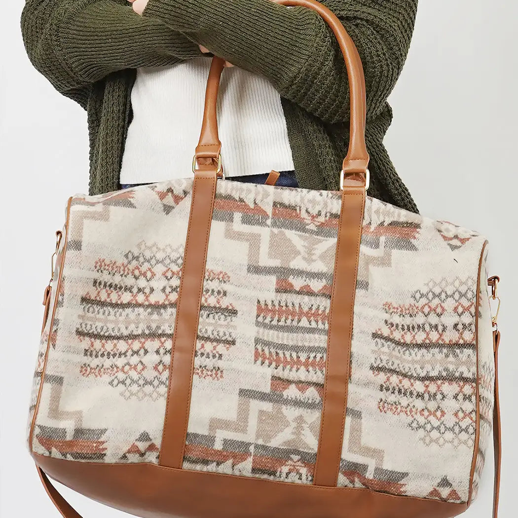 Aztec Pattern Duffle Bag